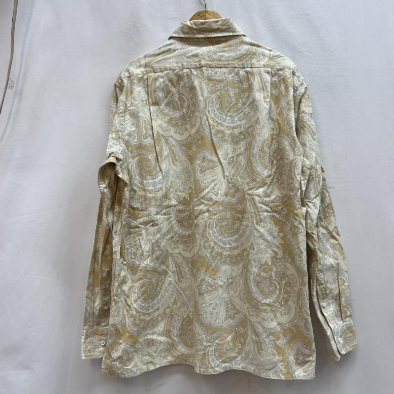 ナイトロウ nitrow シャツ、ブラウス 長袖 ペイズリー シャツ ナイトレイド NITRO MICROPHONE UNDERGROUND XL ベージュ / ベージュ / beige メンズ USED 古着 中古 50143729