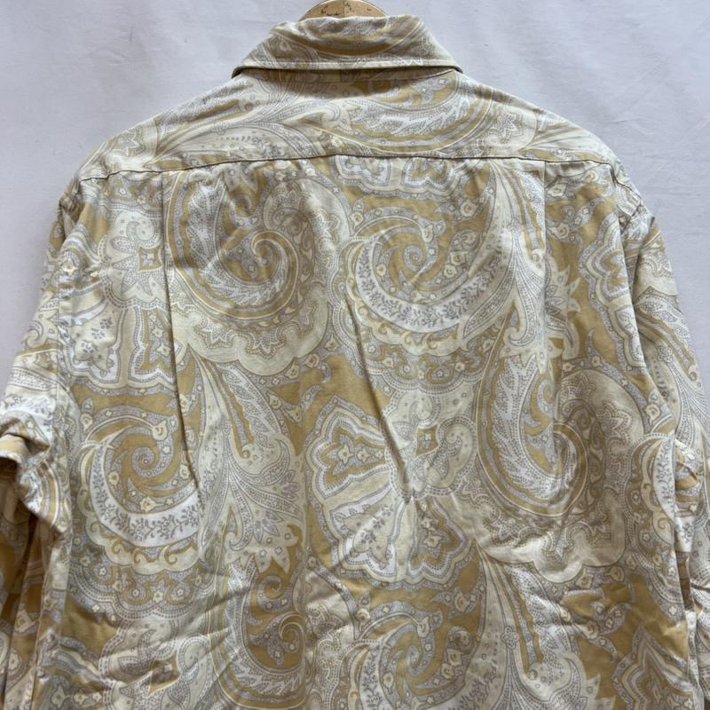ナイトロウ nitrow シャツ、ブラウス 長袖 ペイズリー シャツ ナイトレイド NITRO MICROPHONE UNDERGROUND XL ベージュ / ベージュ / beige メンズ USED 古着 中古 50143729