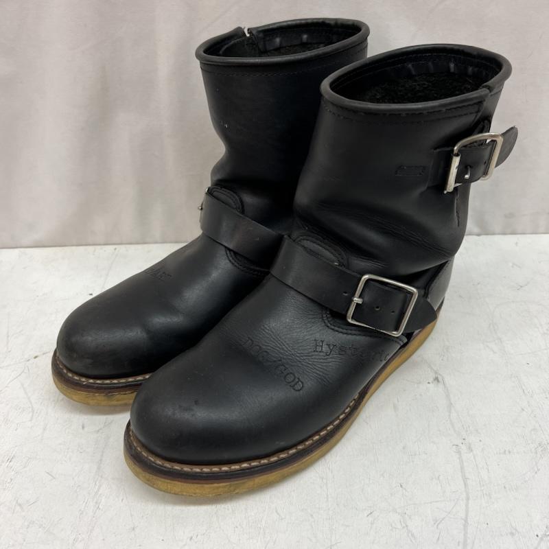 ヒステリックグラマー HYSTERIC GLAMOUR ブーツ エンジニアブーツ レザー エンジニアブーツ US：6 黒 / ブラック / black レディース USED 古着 中古 50143738