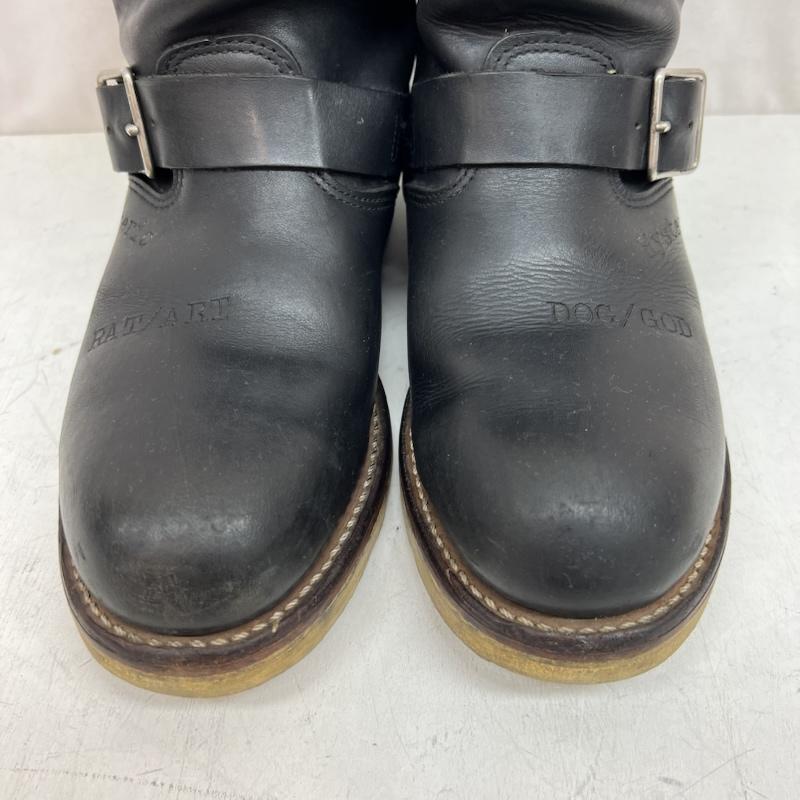 ヒステリックグラマー HYSTERIC GLAMOUR ブーツ エンジニアブーツ レザー エンジニアブーツ US：6 黒 / ブラック / black レディース USED 古着 中古 50143738