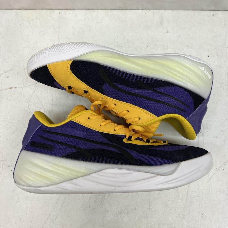 プーマ PUMA スニーカー スニーカー オール プロ ニトロ チームバイオレット/イエローシズル 310392-05 27.0cm メンズ USED 古着 中古 50143742