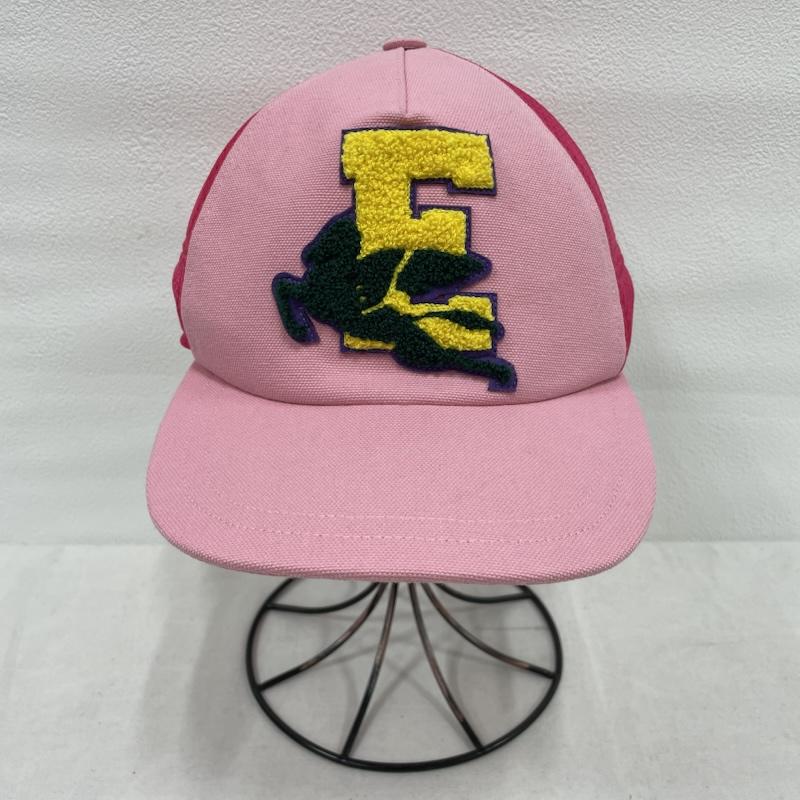 エトロ ETRO 帽子 キャップ PEGASO パッチ ワッペン メッシュ ベースボール キャップ - ロゴ、文字 桃 / ピンク / pink X 黄 / イエロー / yellow X 緑 / グリーン / green X 紫 / パープル / purple レディース USED 古着 中古 50143756