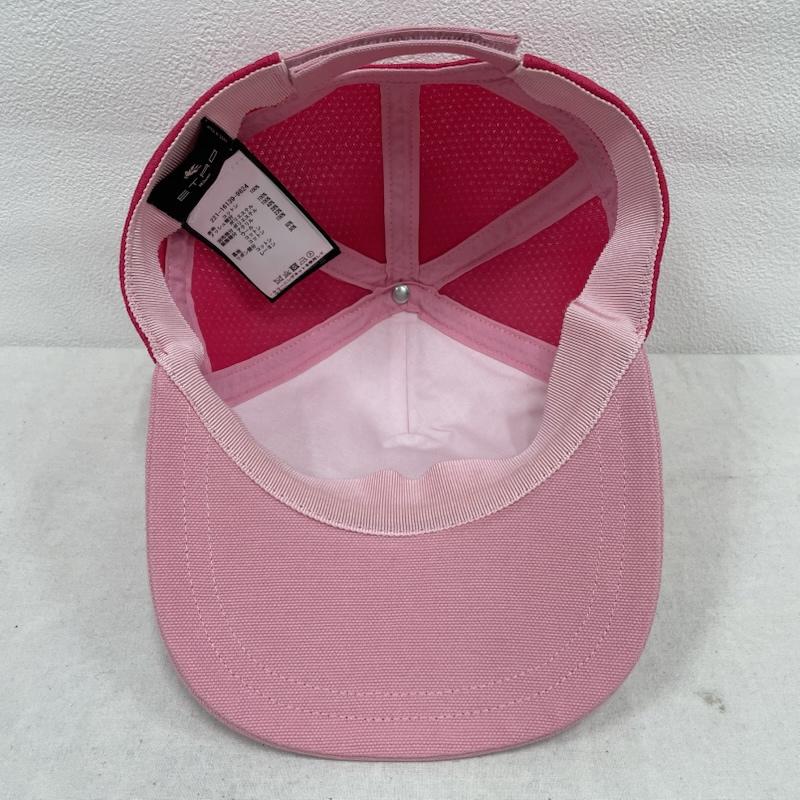 エトロ ETRO 帽子 キャップ PEGASO パッチ ワッペン メッシュ ベースボール キャップ - ロゴ、文字 桃 / ピンク / pink X 黄 / イエロー / yellow X 緑 / グリーン / green X 紫 / パープル / purple レディース USED 古着 中古 50143756