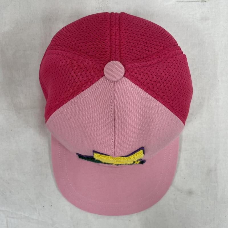 エトロ ETRO 帽子 キャップ PEGASO パッチ ワッペン メッシュ ベースボール キャップ - ロゴ、文字 桃 / ピンク / pink X 黄 / イエロー / yellow X 緑 / グリーン / green X 紫 / パープル / purple レディース USED 古着 中古 50143756