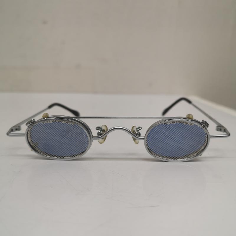 古着 USED めがね・サングラス サングラス HI TEK DESIGNS LONDON ALEXANDER イングランド製 サングラス JUNIOR - 青 / ブルー / blue X 銀 / シルバー / silver color メンズ USED 古着 中古 50143764