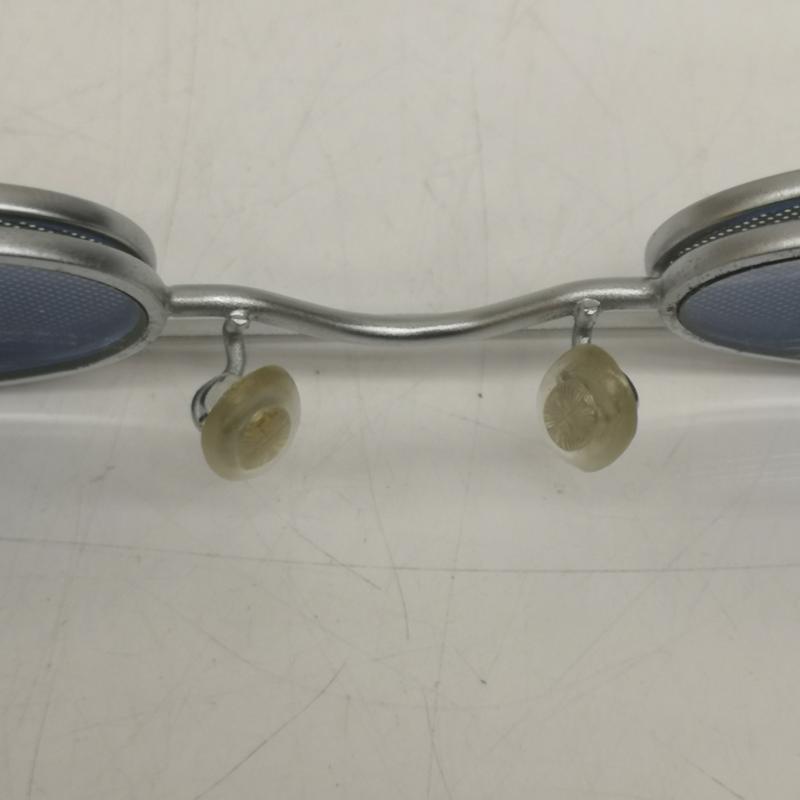 古着 USED めがね・サングラス サングラス HI TEK DESIGNS LONDON ALEXANDER イングランド製 サングラス JUNIOR - 青 / ブルー / blue X 銀 / シルバー / silver color メンズ USED 古着 中古 50143764