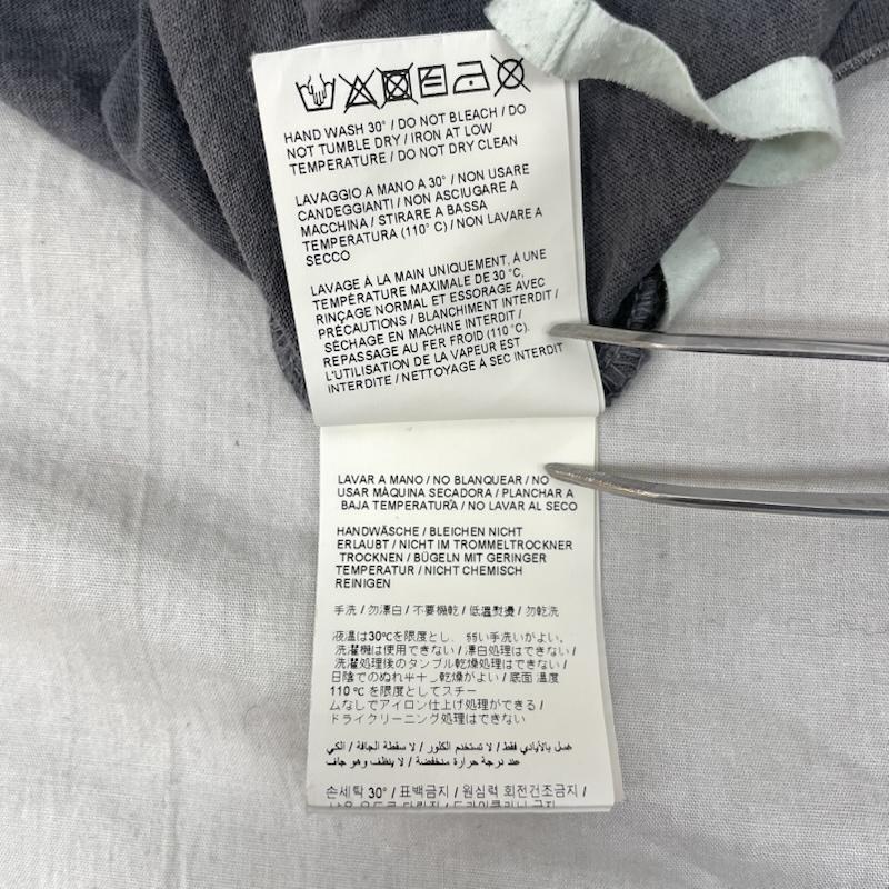 オフホワイト off white Tシャツ 半袖 OMAA027E 19185031 19AW VINTAGE S S SLIM TEE コットン GRY グレー L ダークグレー / ダークグレー / メンズ USED 古着 中古 50143775