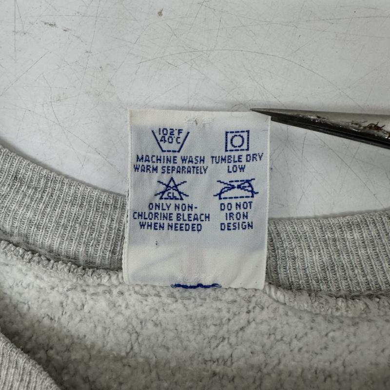 チャンピオン Champion トレーナー 長袖 80s 90s USA製 トリコタグ REVERSE WEAVE CORNELL バック プリント スウェット XL 灰 / グレー / gray メンズ USED 古着 中古 50143780