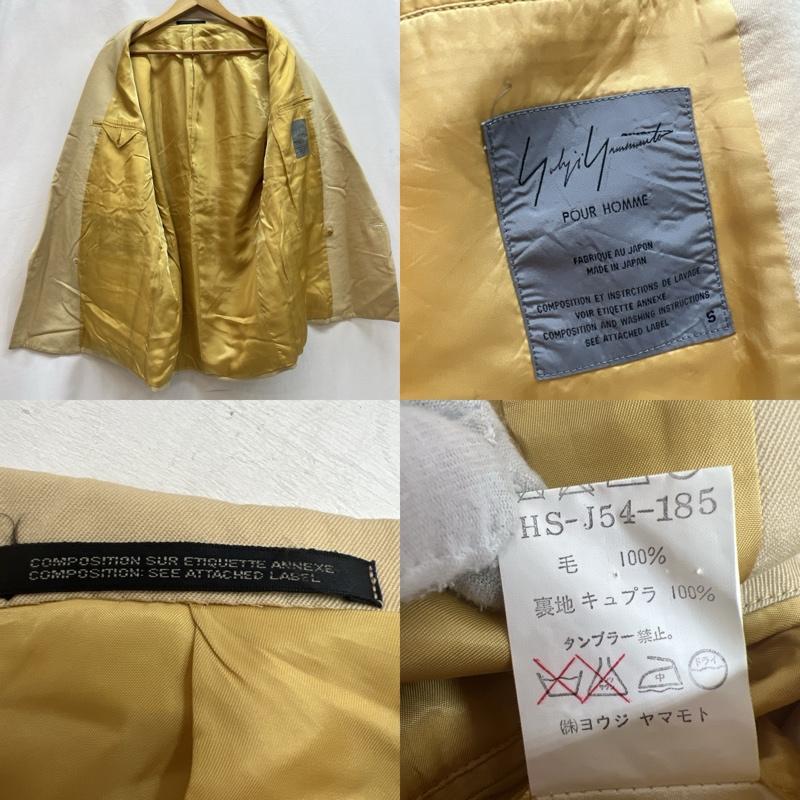 ヨウジヤマモトプールオム Yohji Yamamoto POUR HOMME スーツ スーツ 1992AW ダブル セットアップ スーツ アーカイブ ビンテージ - ベージュ / ベージュ / beige メンズ USED 古着 中古 50143798