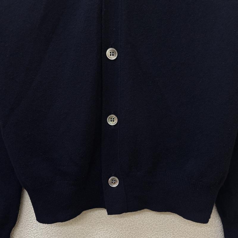プレイコムデギャルソン PLAY COMME des GARCONS カーディガン 長袖 AZ-N008 AD2010 ハートロゴ ニット カーディガン 紺 ネイビー S 紺 / ネイビー / navy メンズ USED 古着 中古 50143836