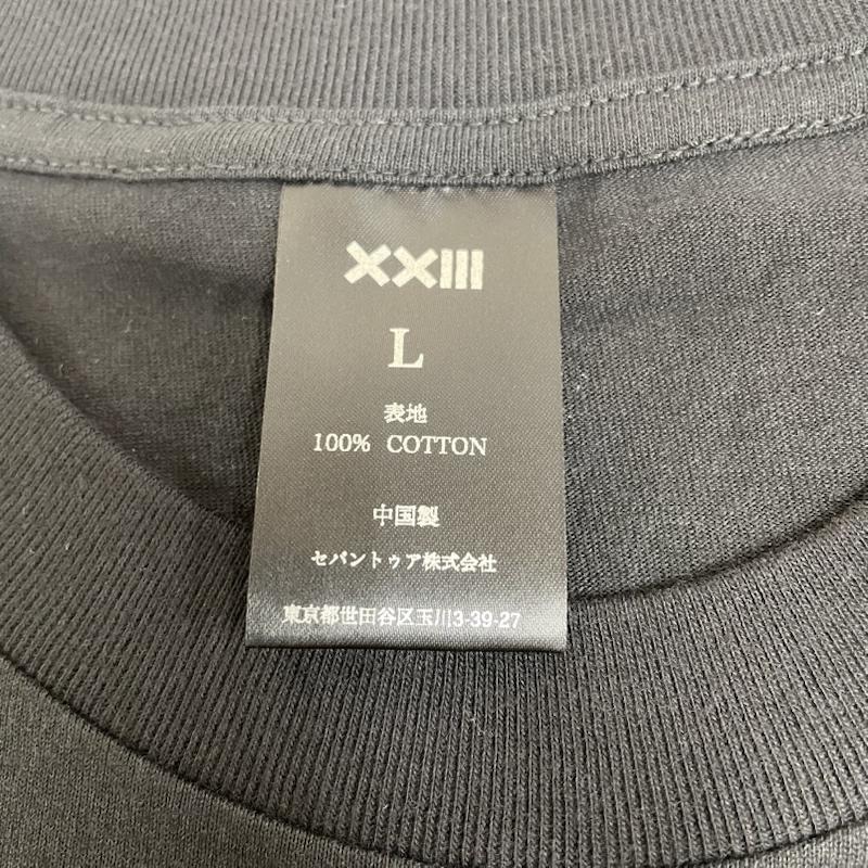 古着 USED タンクトップ タンクトップ セバントゥア XXIII タンクトップ ノースリーブ 両面 ロゴ プリント 大きめ オーバーサイズ L ロゴ、文字 X プリント 黒 / ブラック / black メンズ USED 古着 中古 50143838