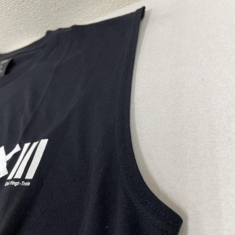 古着 USED タンクトップ タンクトップ セバントゥア XXIII タンクトップ ノースリーブ 両面 ロゴ プリント 大きめ オーバーサイズ L ロゴ、文字 X プリント 黒 / ブラック / black メンズ USED 古着 中古 50143838