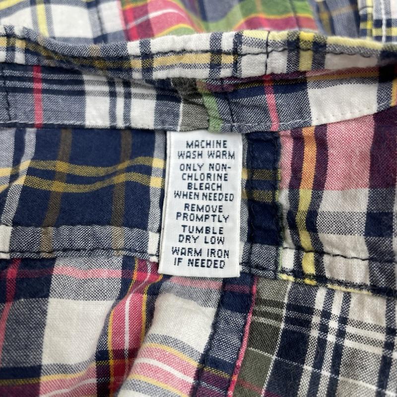 ラルフローレン RALPHLAUREN シャツ、ブラウス 長袖 長袖 シャツ ブラウス ボタンダウン パッチワーク チェック柄 ポニーロゴ 刺繍 S チェック X ロゴ、文字 X ワンポイント X 刺繍 マルチカラー / マルチカラー / multicolor メンズ USED 古着 中古 50143880