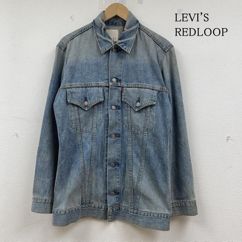 リーバイスレッドループ LEVI SREDLOOP ジャケット、上着 ジャンパー、ブルゾン デニム トラッカー ジャケット ジージャン ブルゾン フェード加工 USED加工 70598-03 M 無地 インディゴ / インディゴ / Indigo メンズ USED 古着 中古 50143924