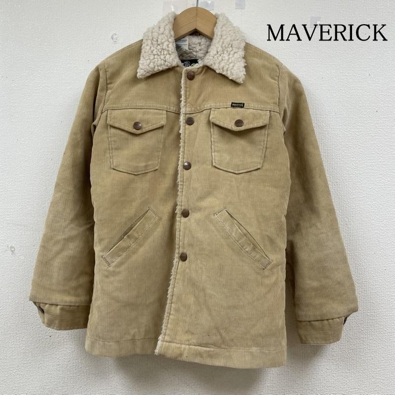 マーウ゛ェリック MAVERICK ジャケット、上着 ジャンパー、ブルゾン 70s Gジャン コーデュロイ USA製 裏地ボア ジャケット ブルゾン 防寒 ロゴ 刺繍 - 無地 ベージュ / ベージュ / beige メンズ USED 古着 中古 50143934