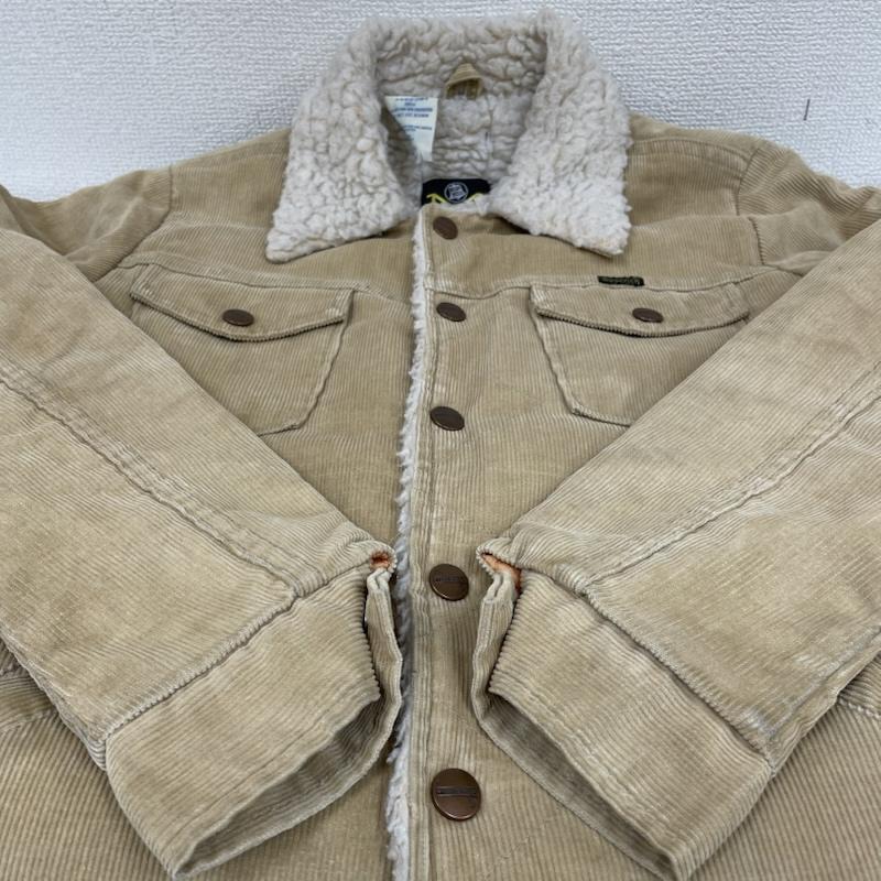 マーウ゛ェリック MAVERICK ジャケット、上着 ジャンパー、ブルゾン 70s Gジャン コーデュロイ USA製 裏地ボア ジャケット ブルゾン 防寒 ロゴ 刺繍 - 無地 ベージュ / ベージュ / beige メンズ USED 古着 中古 50143934