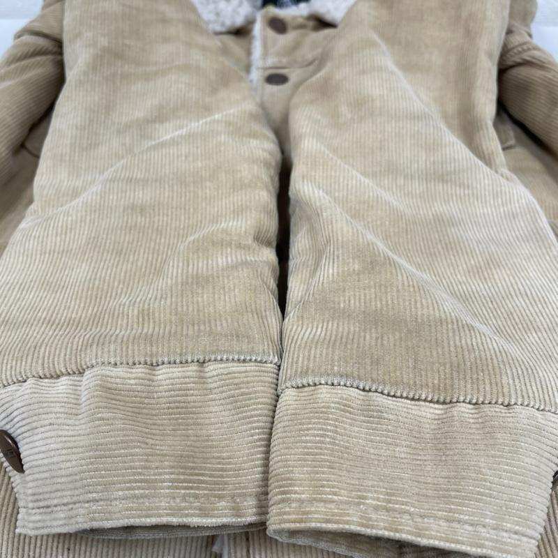 マーウ゛ェリック MAVERICK ジャケット、上着 ジャンパー、ブルゾン 70s Gジャン コーデュロイ USA製 裏地ボア ジャケット ブルゾン 防寒 ロゴ 刺繍 - 無地 ベージュ / ベージュ / beige メンズ USED 古着 中古 50143934