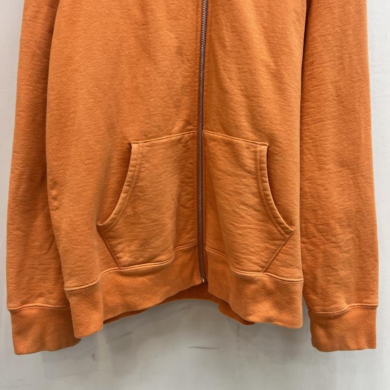 シュプリーム Supreme パーカー 長袖 Small Box Zip Up Sweatshirt スモールボックスロゴ フルジップ パーカー L 橙 / オレンジ / orange メンズ USED 古着 中古 50143946