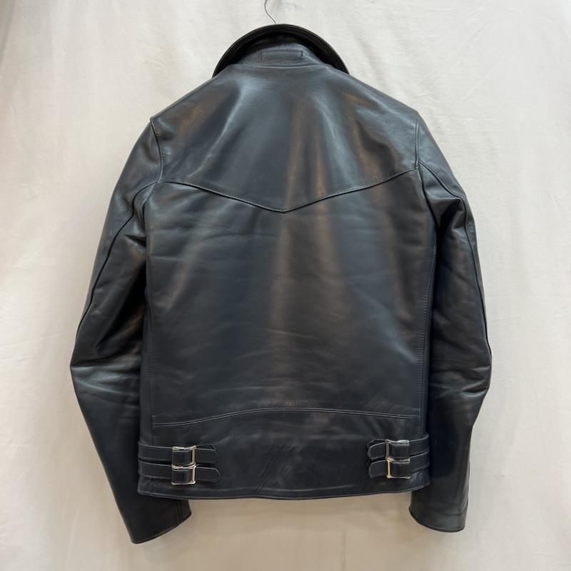 ルイスレザー Lewis Leathers ジャケット、上着 ライダース 402T LIGHTNING TIGHT FIT HORSEHIDE ライトニング ホースハイド 36 紺 / ネイビー / navy メンズ USED 古着 中古 50143954