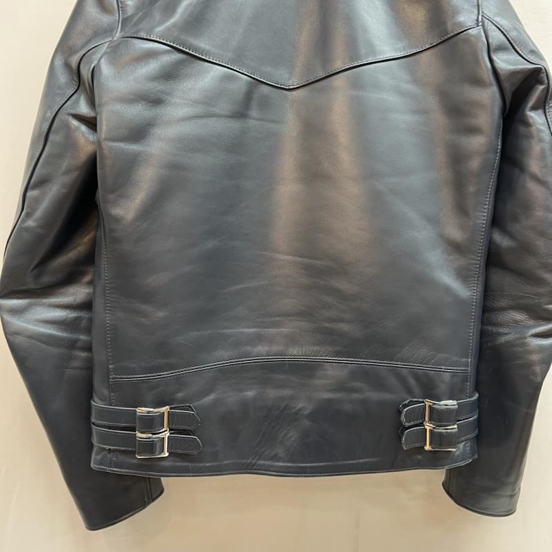 ルイスレザー Lewis Leathers ジャケット、上着 ライダース 402T LIGHTNING TIGHT FIT HORSEHIDE ライトニング ホースハイド 36 紺 / ネイビー / navy メンズ USED 古着 中古 50143954