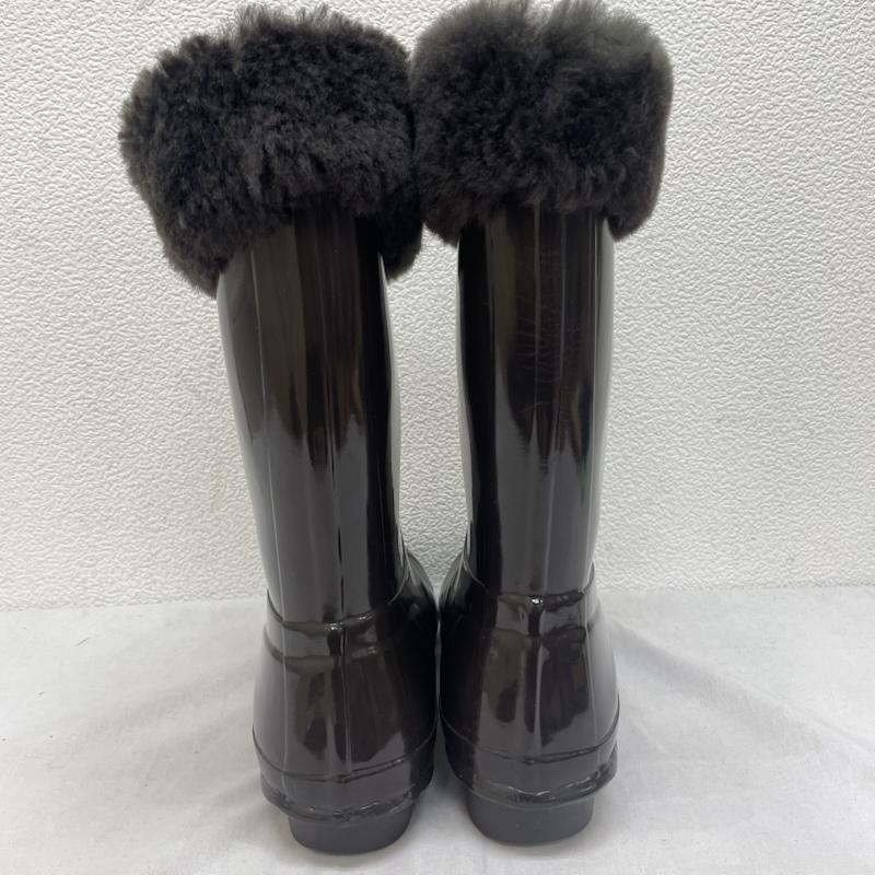 ハンター HUNTER 長靴、レインシューズ 長靴、レインシューズ W23754 AMPSTEAD SHORT レイン シューズ ブーツ ボア UK：6 茶 / ブラウン / brown レディース USED 古着 中古 50143988