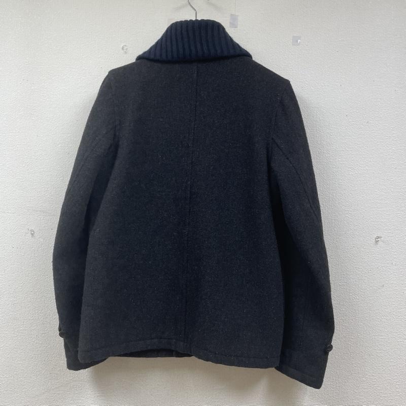 ファイブブラザー FIVE BROTHER ジャケット、上着 ジャンパー、ブルゾン ショールカラー ウール ジャケット キルティングライナー くるみボタン S 無地 黒 / ブラック / black X 紺 / ネイビー / navy メンズ USED 古着 中古 50143993