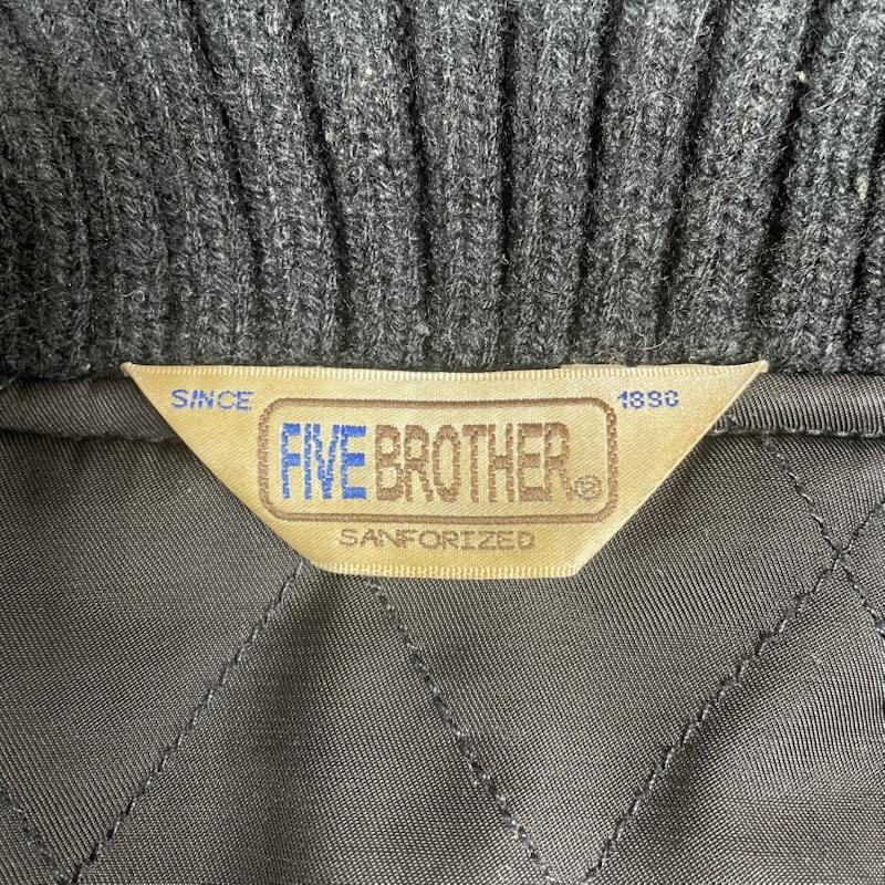 ファイブブラザー FIVE BROTHER ジャケット、上着 ジャンパー、ブルゾン ショールカラー ウール ジャケット キルティングライナー くるみボタン S 無地 黒 / ブラック / black X 紺 / ネイビー / navy メンズ USED 古着 中古 50143993