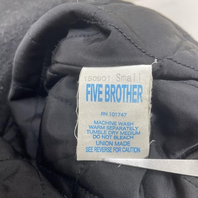 ファイブブラザー FIVE BROTHER ジャケット、上着 ジャンパー、ブルゾン ショールカラー ウール ジャケット キルティングライナー くるみボタン S 無地 黒 / ブラック / black X 紺 / ネイビー / navy メンズ USED 古着 中古 50143993