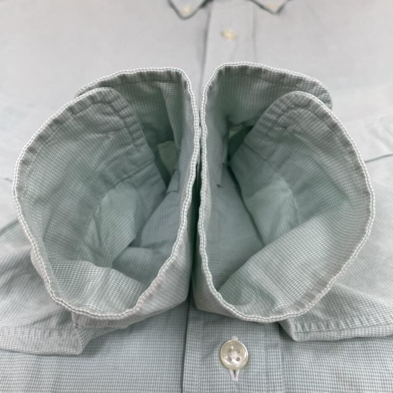 ラルフローレン RALPHLAUREN シャツ、ブラウス 長袖 BLAKE 長袖 シャツ ブラウス Shirt ロングスリーブ ポニーロゴ ワンポイント 刺繍 L チェック 薄緑 / ライトグリーン / メンズ USED 古着 中古 50143998