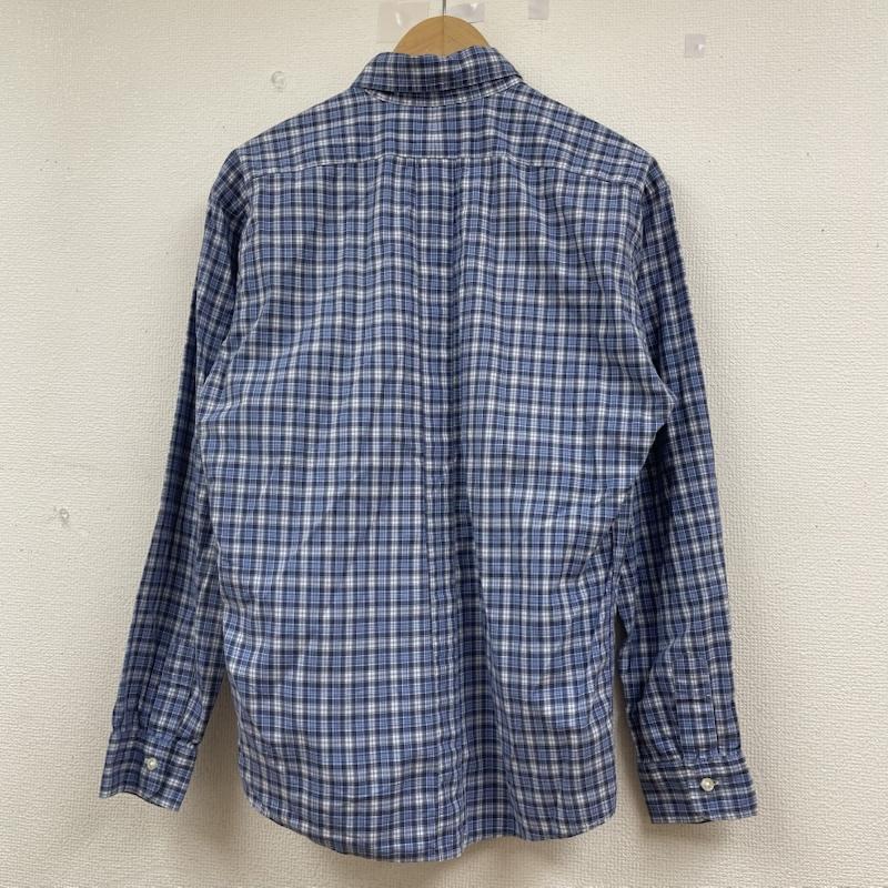 ラルフローレン RALPHLAUREN シャツ、ブラウス 長袖 CLASSIC FIT 長袖 ボタンダウン チェック シャツ ポニーロゴ ワンポイント 刺繍 M チェック X ロゴ、文字 X ワンポイント X 刺繍 青 / ブルー / blue メンズ USED 古着 中古 50144001