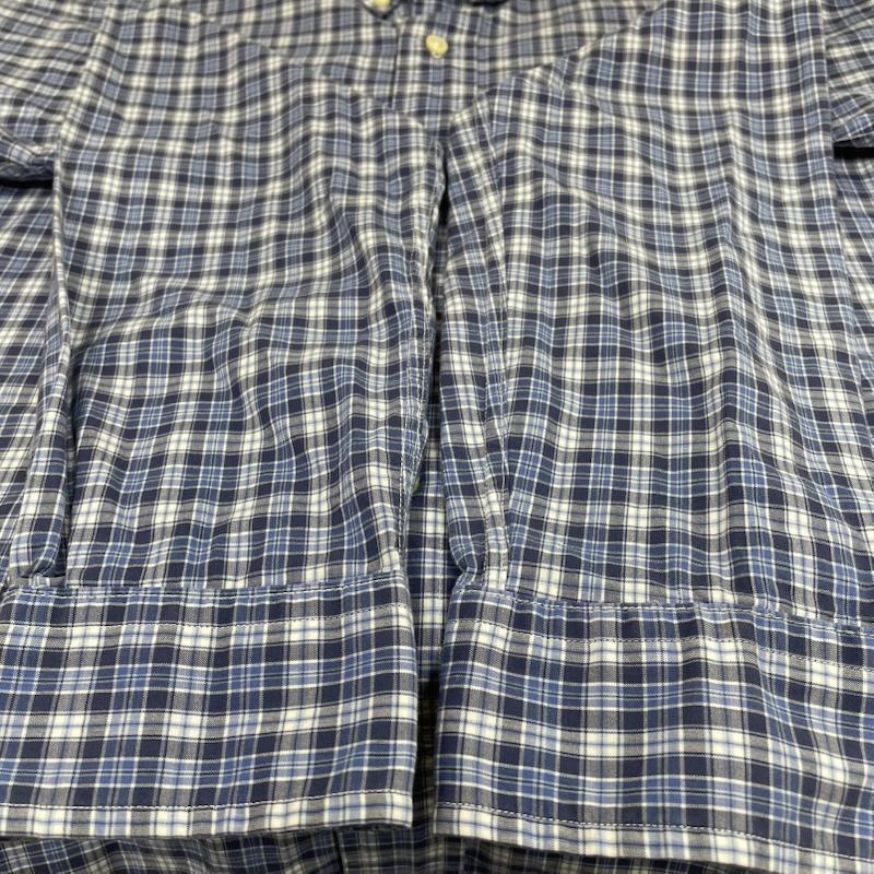 ラルフローレン RALPHLAUREN シャツ、ブラウス 長袖 CLASSIC FIT 長袖 ボタンダウン チェック シャツ ポニーロゴ ワンポイント 刺繍 M チェック X ロゴ、文字 X ワンポイント X 刺繍 青 / ブルー / blue メンズ USED 古着 中古 50144001