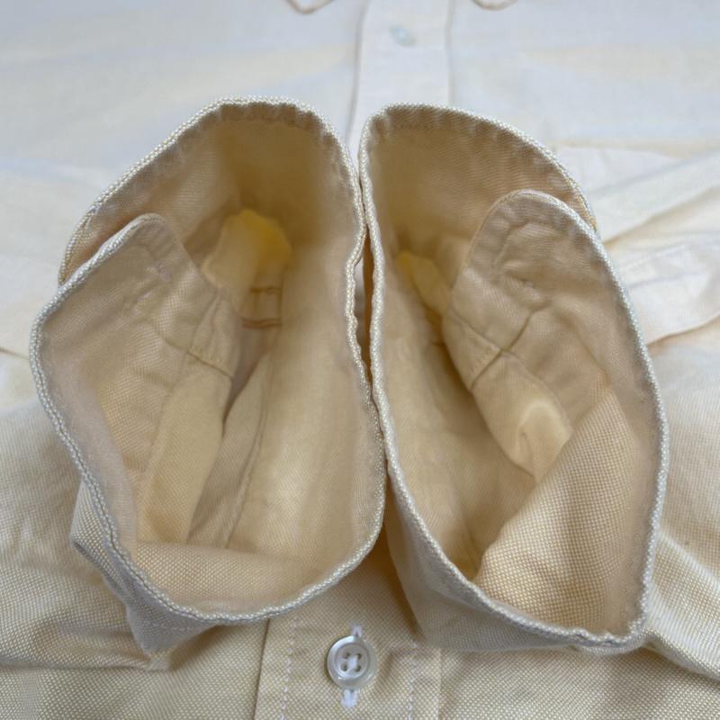 ブルックス ブラザーズ BROOKS BROTHERS シャツ、ブラウス 長袖 90s Makers 長袖 ボタンダウン シャツ ブラウス ロゴ 刺繍 USA製 サイズ16 1/2-5 - ロゴ、文字 X 刺繍 橙 / オレンジ / orange メンズ USED 古着 中古 50144002