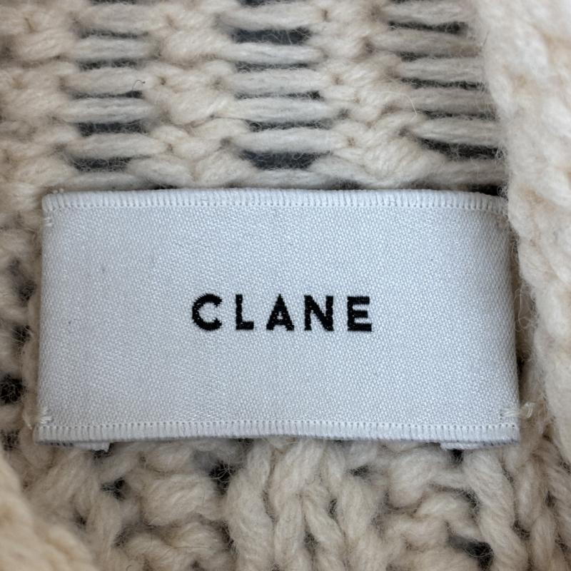 クラネ CLANE ニット、セーター 長袖 17106-2101 ARCH CABLE HAND KNIT ハイネック アーチ ケーブル ハンド ニット セーター 1 レディース USED 古着 中古 50144010