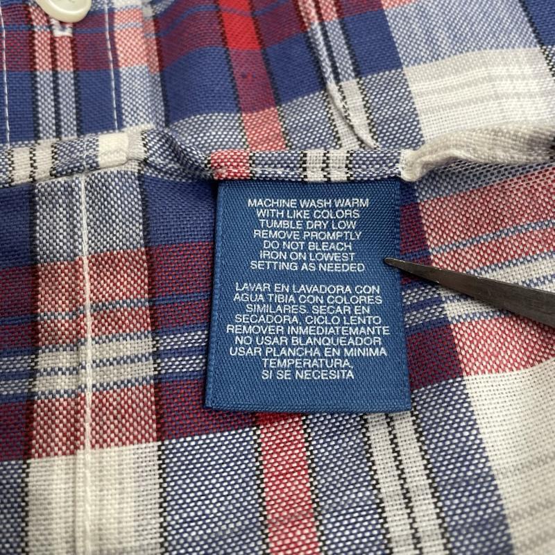 タウンクラフト TOWNCRAFT シャツ、ブラウス 長袖 90s 長袖 シャツ ブラウス Shirt ロングスリーブ オンブレチェック ボタンダウン L チェック マルチカラー / マルチカラー / multicolor メンズ USED 古着 中古 50144029