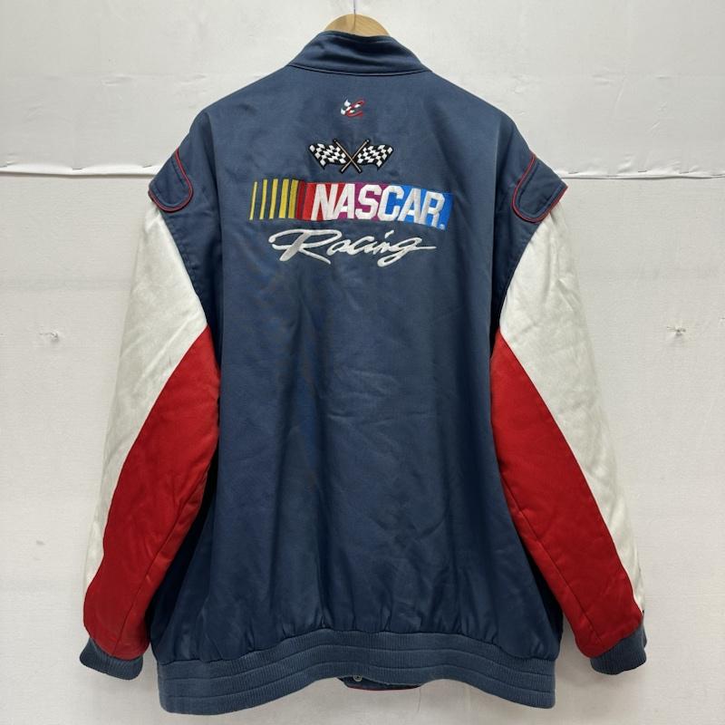 古着 USED ジャケット、上着 ジャンパー、ブルゾン 00s CHASE AUTHENTICS NASCAR 刺繍 ワッペン レーシング ジャケット XXL 白 / ホワイト / white X マルチカラー / マルチカラー / multicolor メンズ USED 古着 中古 50144066