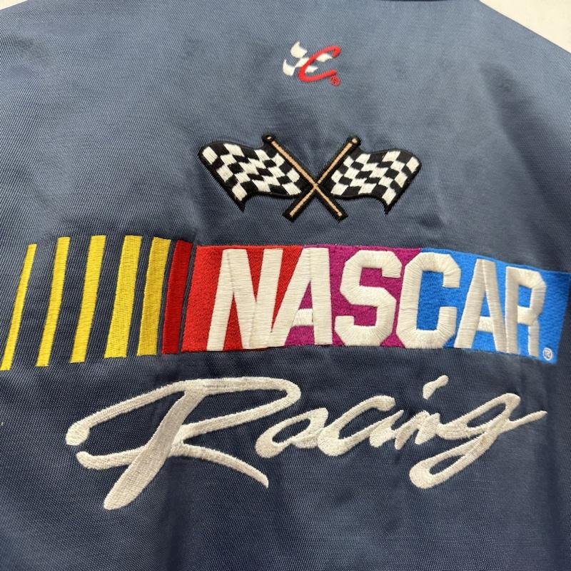 古着 USED ジャケット、上着 ジャンパー、ブルゾン 00s CHASE AUTHENTICS NASCAR 刺繍 ワッペン レーシング ジャケット XXL 白 / ホワイト / white X マルチカラー / マルチカラー / multicolor メンズ USED 古着 中古 50144066