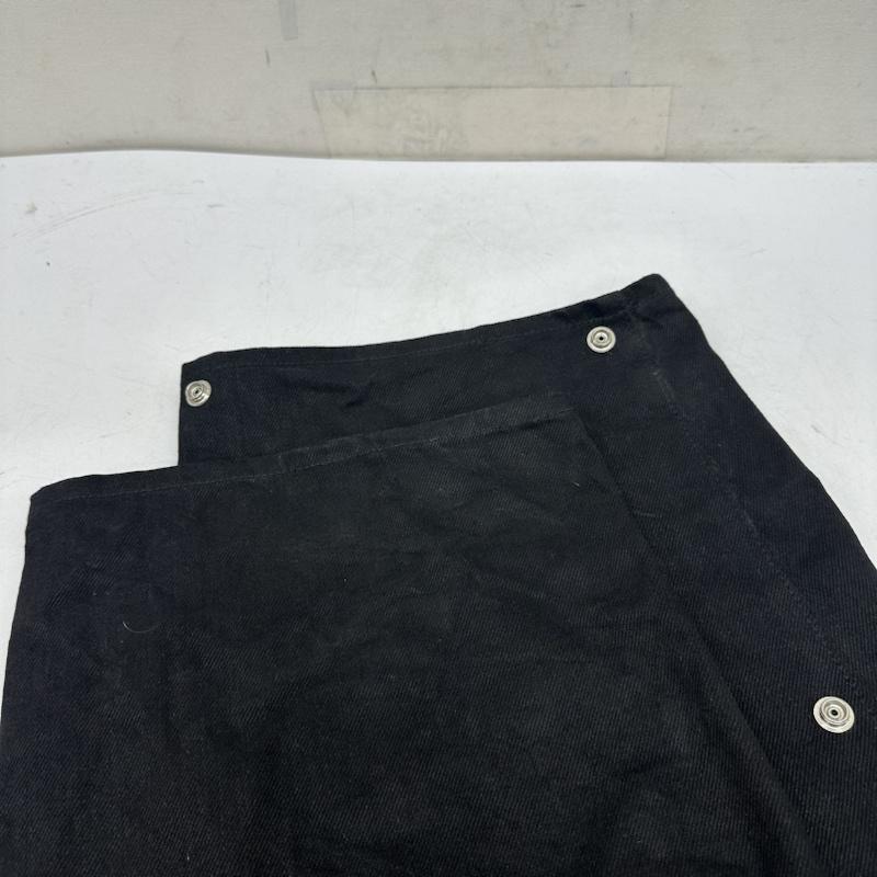 古着 USED パンツ デニム、ジーンズ NO MASS PROD スナップ デザイン ブラック デニム ワイド パンツ XL 黒 / ブラック / black メンズ USED 古着 中古 50144079