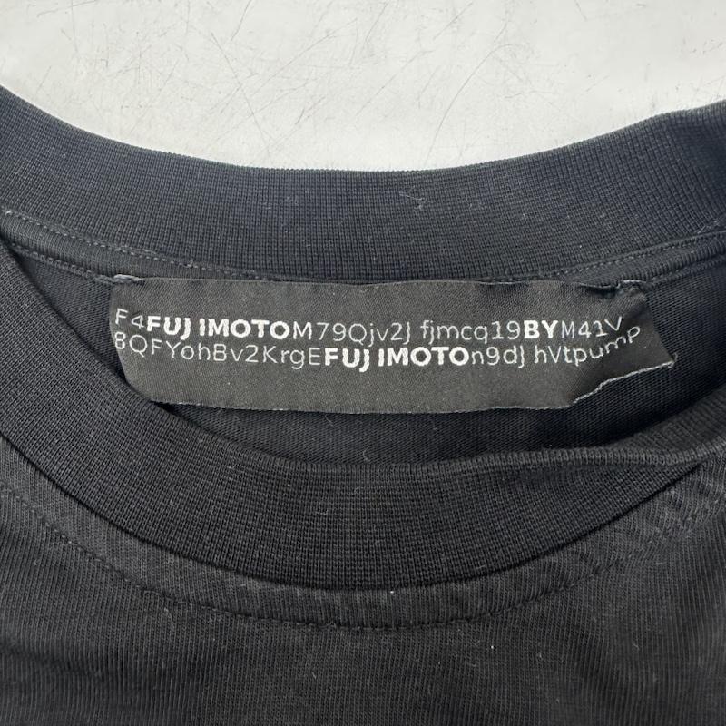 古着 USED Tシャツ 半袖 FUJIMOTO by FUJIMOTO FUJIMOTO FACE TEE フェイス プリント Tシャツ M 黒 / ブラック / black メンズ USED 古着 中古 50144082