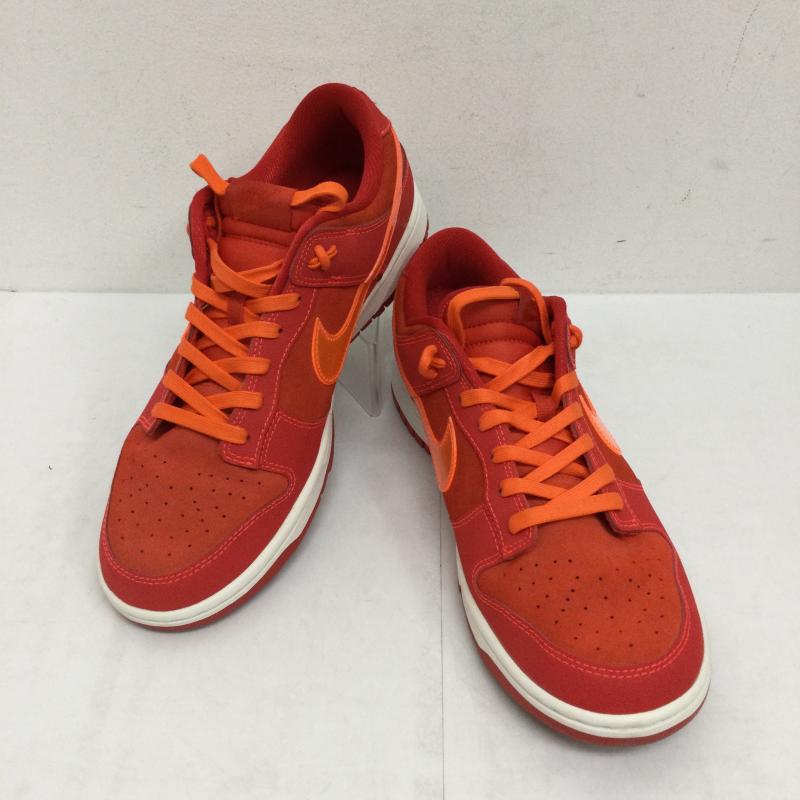 ナイキ NIKE スニーカー スニーカー NIKE DUNK LOW UNIVERSITY RED/BRIGHT CRIMSON FD0724-657 28.0cm 橙 / オレンジ / orange メンズ USED 古着 中古 50144094