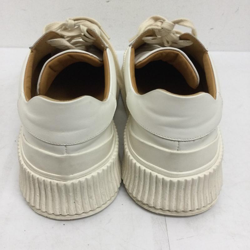 ジルサンダー JIL SANDER スニーカー スニーカー JIL SANDER ジルサンダー Chunky Lace sneakers レザー ローカット 厚底 チャンキー スニーカー 27.0cm 白 / ホワイト / white メンズ USED 古着 中古 50144097