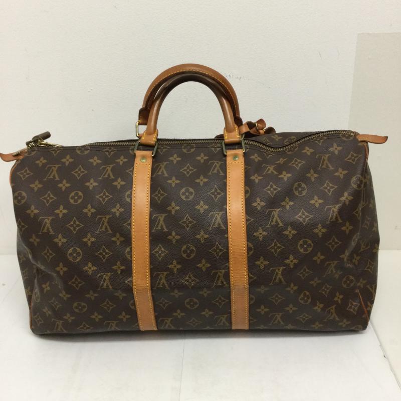 ルイヴィトン LOUIS VUITTON ボストンバッグ ボストンバッグ LOUIS VUITTON キーポル50 モノグラム PVC ブラウン M41426 VI874 - 総柄 茶 / ブラウン / brown レディース USED 古着 中古 50144100