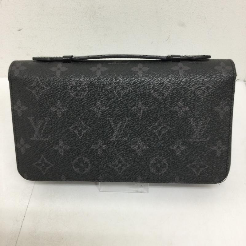 ルイヴィトン LOUIS VUITTON 財布 長財布 ルイ・ヴィトン モノグラムエクリプスジッピー XL ブラック/グレー M41503 メンズ 長財布 - 総柄 灰 / グレー / gray メンズ USED 古着 中古 50144101