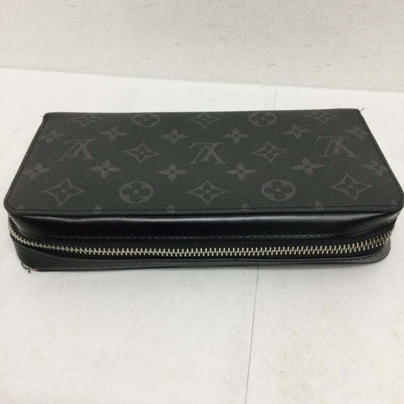 ルイヴィトン LOUIS VUITTON 財布 長財布 ルイ・ヴィトン モノグラムエクリプスジッピー XL ブラック/グレー M41503 メンズ 長財布 - 総柄 灰 / グレー / gray メンズ USED 古着 中古 50144101