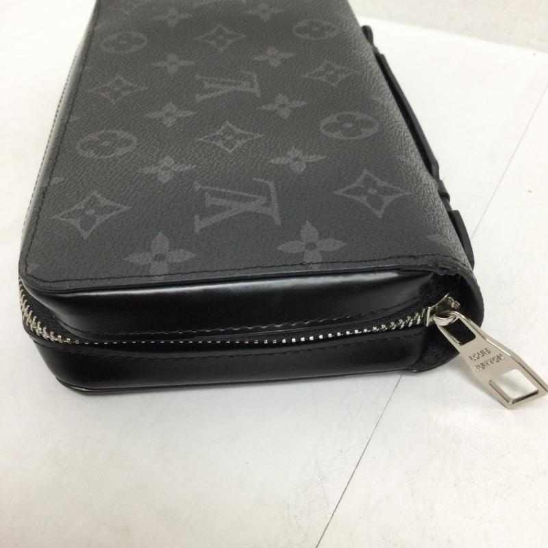 ルイヴィトン LOUIS VUITTON 財布 長財布 ルイ・ヴィトン モノグラムエクリプスジッピー XL ブラック/グレー M41503 メンズ 長財布 - 総柄 灰 / グレー / gray メンズ USED 古着 中古 50144101