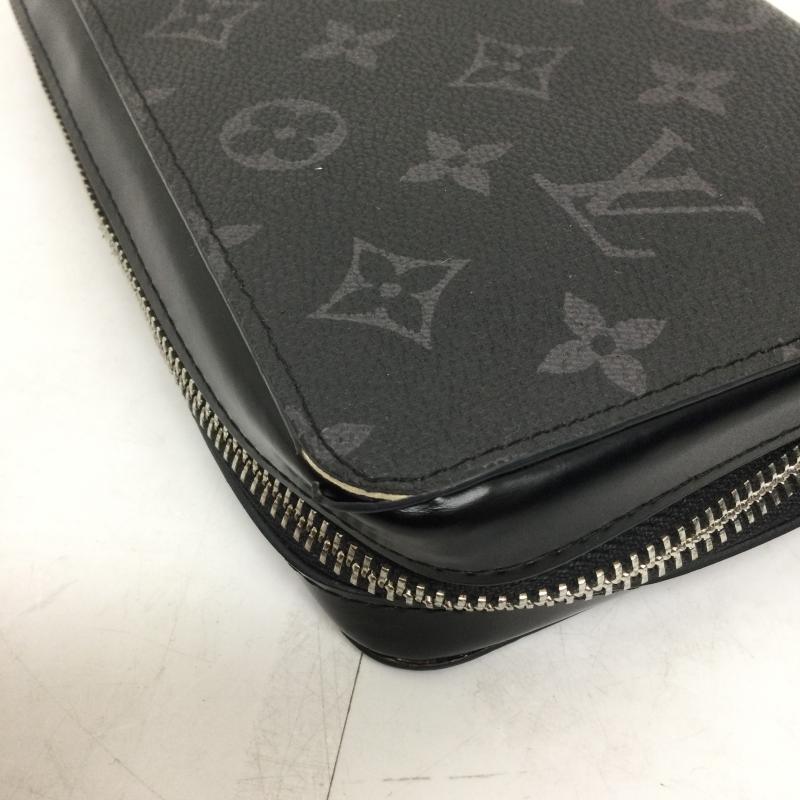 ルイヴィトン LOUIS VUITTON 財布 長財布 ルイ・ヴィトン モノグラムエクリプスジッピー XL ブラック/グレー M41503 メンズ 長財布 - 総柄 灰 / グレー / gray メンズ USED 古着 中古 50144101