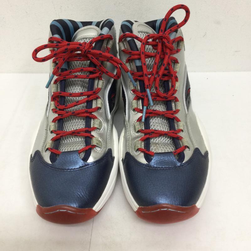 リーボック Reebok スニーカー スニーカー Reebok クエスチョン ミッド QUESTION MID MEETS アイバーソン ハーデン IVERSON HARDEN FZ1366 28.0cm 銀 / シルバー / silver color メンズ USED 古着 中古 50144110