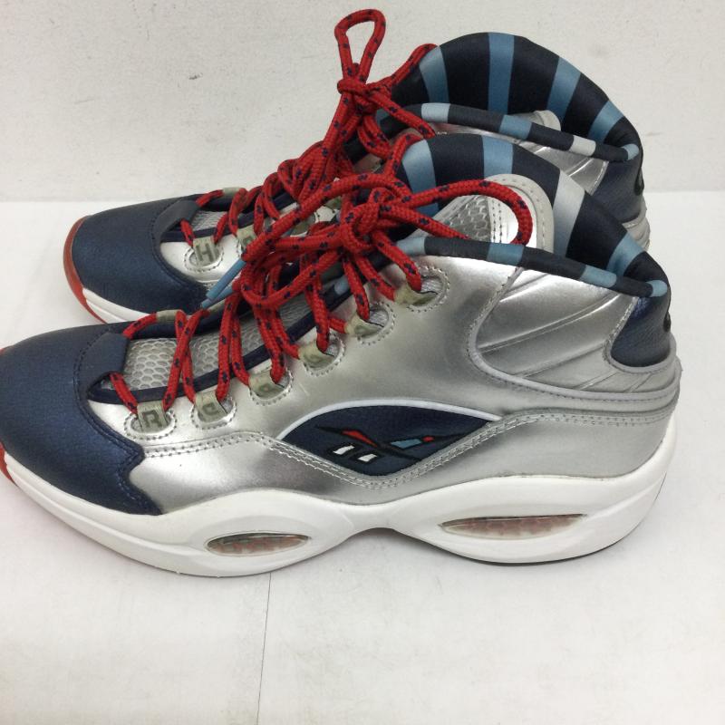 リーボック Reebok スニーカー スニーカー Reebok クエスチョン ミッド QUESTION MID MEETS アイバーソン ハーデン IVERSON HARDEN FZ1366 28.0cm 銀 / シルバー / silver color メンズ USED 古着 中古 50144110