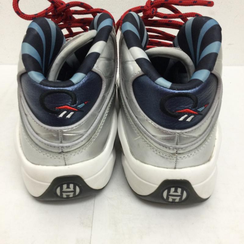 リーボック Reebok スニーカー スニーカー Reebok クエスチョン ミッド QUESTION MID MEETS アイバーソン ハーデン IVERSON HARDEN FZ1366 28.0cm 銀 / シルバー / silver color メンズ USED 古着 中古 50144110