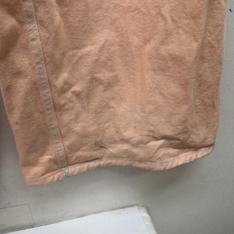 古着 USED パンツ デニム、ジーンズ cozy worldwide サイド ジップ ライン ダメージ デニム ワイド パンツ M 桃 / ピンク / pink メンズ USED 古着 中古 50144112
