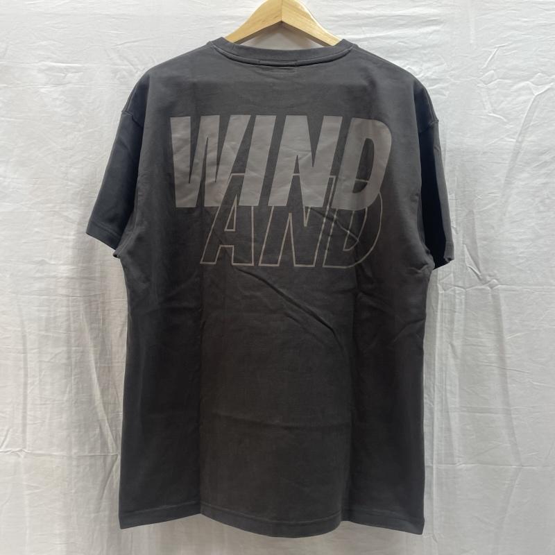 ウィンダンシー WIND AND SEA Tシャツ 半袖 WDS-SEA-22S-02 ロゴ プリント S/S T-SHIRT ストリート L ダークグレー / ダークグレー / メンズ USED 古着 中古 50144116